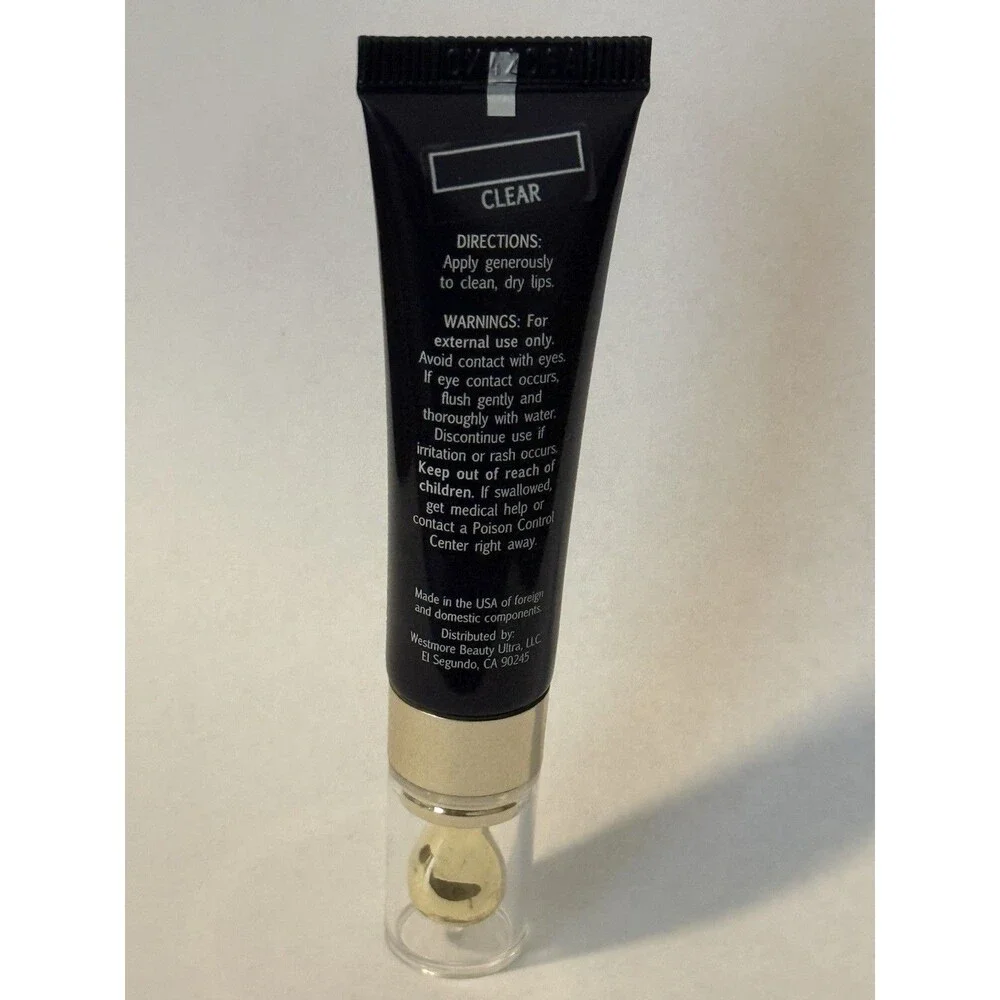 Westmore Beauty 60 Second Lip Effects Hydrating Gloss Smoothing Gel .33oz CLEAR